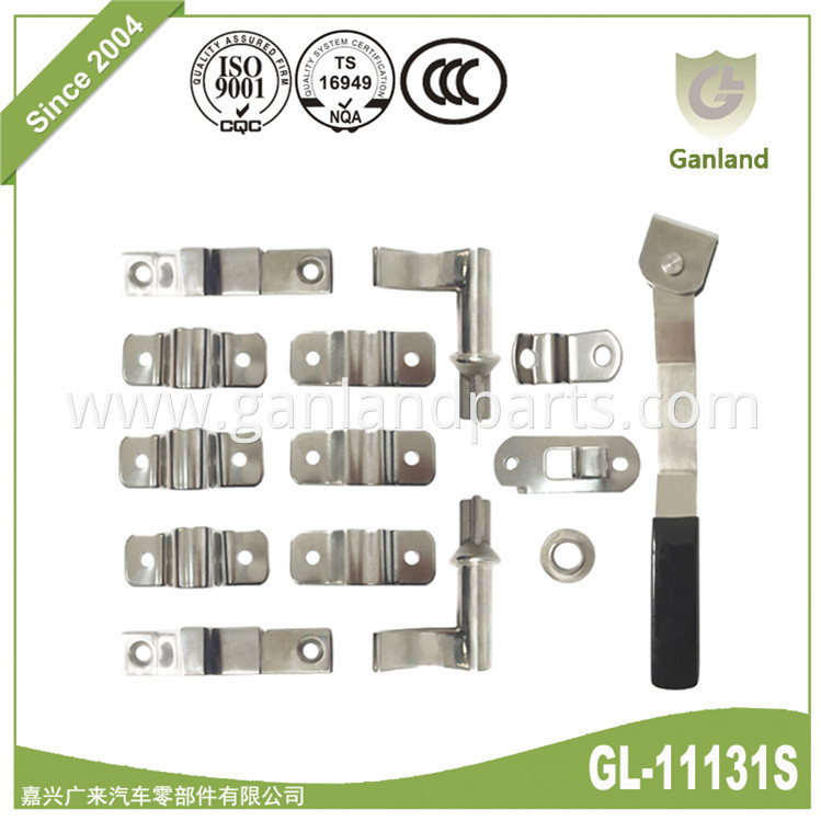 Refrigerated truck door lock